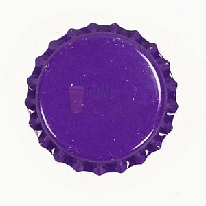 Tampinha metalica pry off Roxa 26mm c/ 100g (aprox. 50 un)