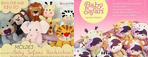 COMBO SAFARI  (APOSTILA BABY SAFARI+ KIT MOLDES BICHINHOS SAFARI) IDEAL INICIANTES