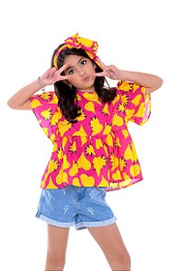 BLUSA INFANTIL MENINA BATA RAIANE