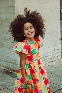 VESTIDO INFANTIL MENINA JULIANA - BODY KIDS GYN