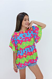 BLUSA INFANTIL MENINA BATA LAURA