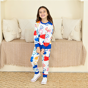 Conjunto infantil feminino Lunara