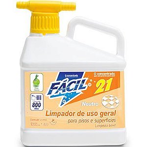 Fácil 21 rende 800 litros