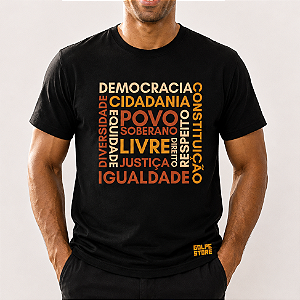 Camiseta Palavras da Democracia