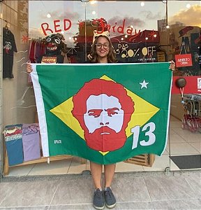 Bandeira Lula Metalúrgico