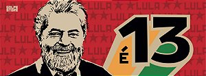 Adesivo Lula Presidente - 40 x 15 cm