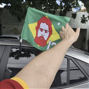 Bandeirinha de Carro Lula Brasil