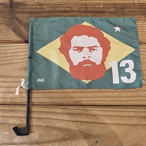 Bandeirinha de Carro Lula Brasil