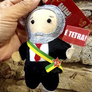 Chaveiro Lula Lulinha Presidente - É TETRA