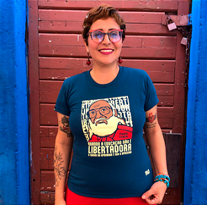 Babylook Paulo Freire Educação Libertadora