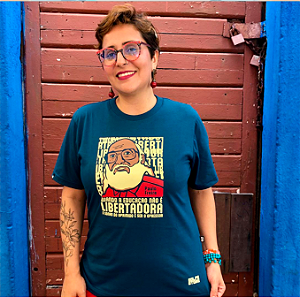 Camiseta Paulo Freire Educação Libertadora