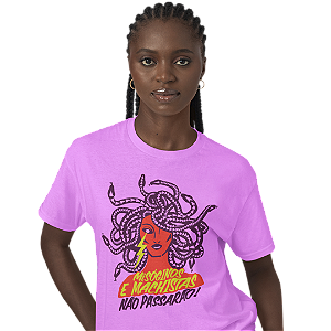 Camiseta Feminista Medusa Machistas Não Passarão