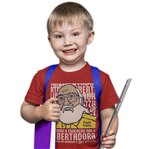Camiseta Paulo Freire Infantil