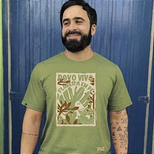 Camiseta Povo Vivo Floresta em Pé
