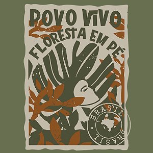 Camiseta Povo Vivo Floresta em Pé