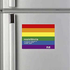 Ímã Resistência LGBTQia+
