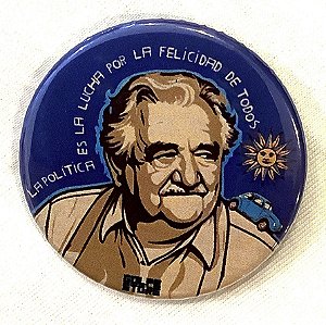 Botton Pepe Mujica Fusca Azul