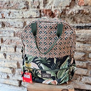 Mochila Impermeável Estampada Magu Bordô