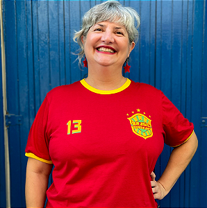 Camiseta Seleção Brasileira Vermelha Copa 2026