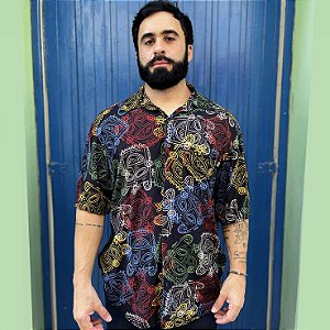 Camisa de Botão La Ursa Street l Viscose