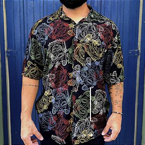 Camisa de Botão La Ursa Street l Viscose