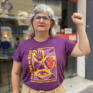 Camiseta Nenhuma a Menos Manifesto Antifeminicídio