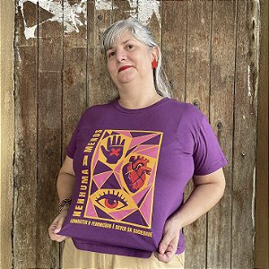 Camiseta Nenhuma a Menos Manifesto Antifeminicídio