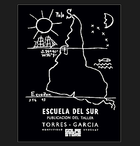 Ímã América Invertida de Torres-García