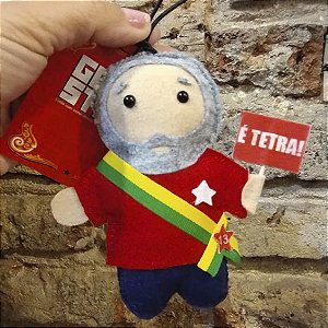 Chaveiro Lula Lulinha Metalúrgico - É TETRA