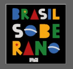 Adesivo Quadrado Brasil Soberano - 20cm x 20cm