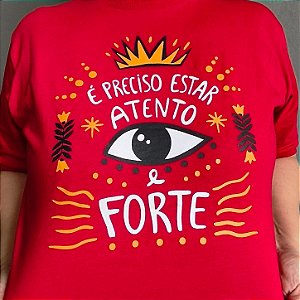 Camiseta Punho Atento e Forte