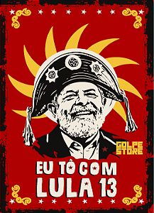 Adesivo Pequeno Lula Sertanejo - 6,5 x 9,0
