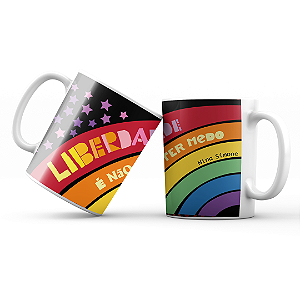 Caneca Arco Íris Liberdade