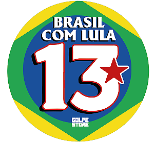 Botton Lula 13 Brasil