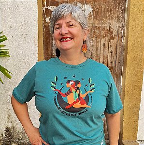 Camiseta Meio Ambiente Ecologia Ailton Krenak