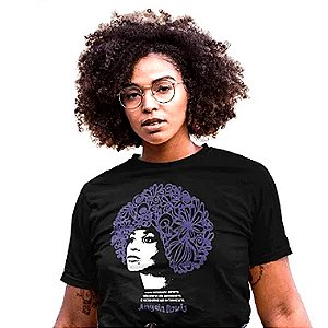 Camiseta Raça e Gênero Angela Davis