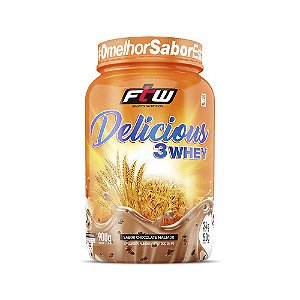 FTW DELICIOUS 3WHEY CHOCOLATE MALTADO 900G