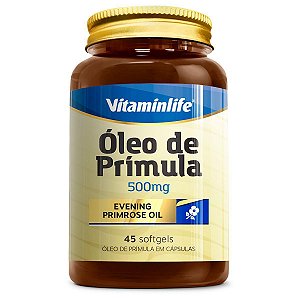 ÓLEO DE PRÍMULA 500MG 45CAP VITAMINLIFE