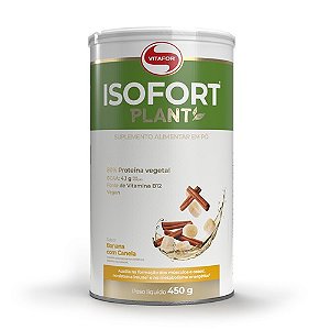 ISOFORT PLANT BANANA COM CANELA 450G VITAFOR