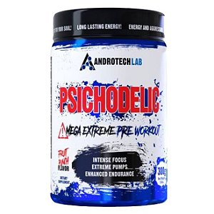 PSICHODELIC MEGA EXTREME PRE WORKOUT FRUIT PUNCH 300G ANDROTECH LAB