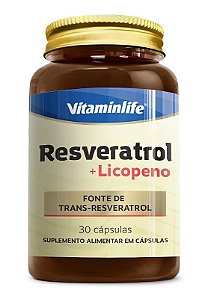 RESVERATROL + LICOPENO - 30 CÁPSULAS