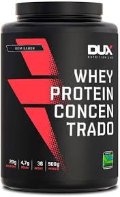 WHEY PROTEIN CONCENTRADO SEM SABOR DUX NUTRITION - POTE 900G