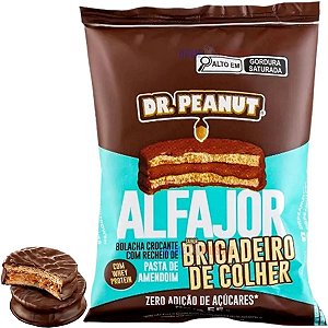 ALFAJOR DR. PEANUT CHOCOLATE BRANCO 55G - CASAL MONSTRO SUPLEMENTOS