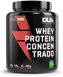 WHEY PROTEIN CONCENTRADO CHOCOLATE BRANCO DUX NUTRITION - POTE 450G