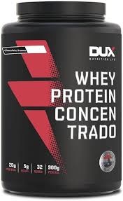 WHEY PROTEIN CONCENTRADO CHOCOLATE BRANCO DUX NUTRITION - POTE 900G