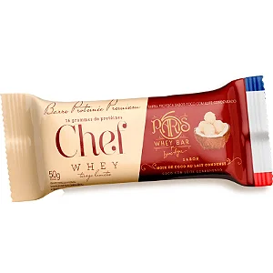 CHEF WHEY BAR COCO COM LEITE CONDENSADO 50G