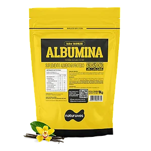 ALBUMINA NATUROVOS 1KG BAUNILHA