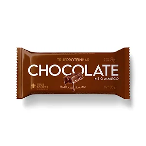 TRUE PROTEIN BAR CHOCOLATE MEIO AMARGO 35G TRUE SOURCE