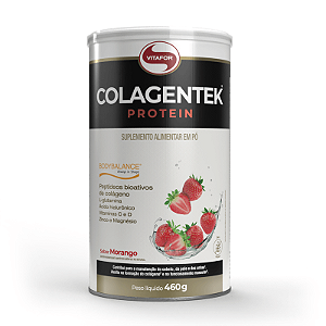 COLAGENTEK PROTEIN MORANGO 460G VITAFOR