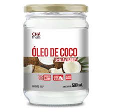 ÓLEO DE COCO EXTRA VIRGEM 500ML CHÁ MAIS